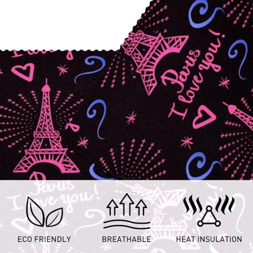 Sets de table Tour Eiffel rose antidérapants anti-brûlure table x6 - 4