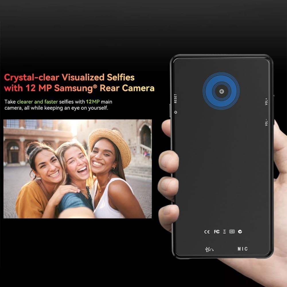 Reproductor multimedia digital portátil de 64 GB, pantalla de 5 pulgadas, WiFi y Bluetooth 5.0, audio y vídeo multiformato