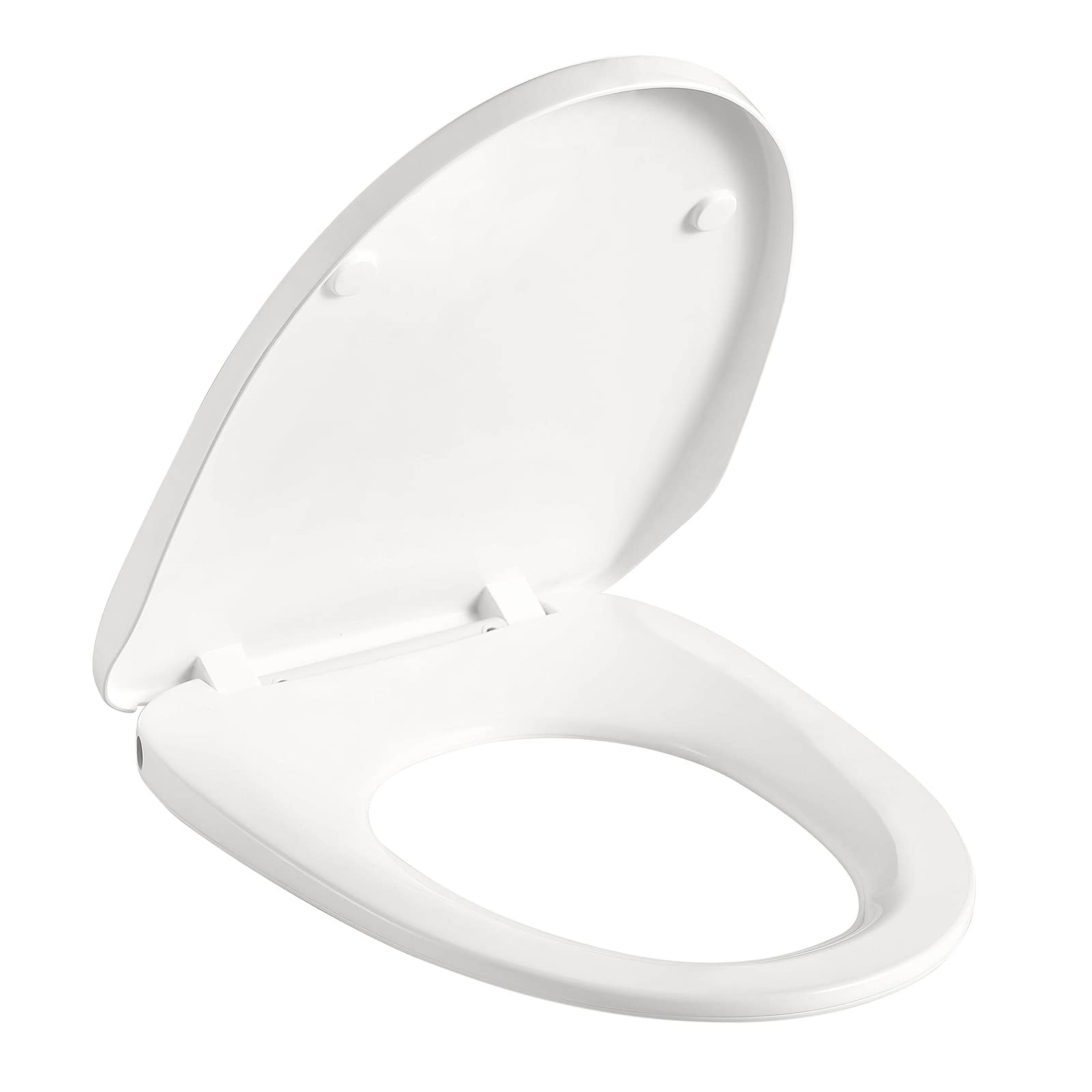 Simple Project Electric Heated Toilet Seat, Smart Toilet Seat With Heated  Seat u0026 Led Night Light, White Smart Heated Toilet Seat With With Soft  Closing Seat - Amazon.com