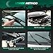 SCITOO Windshield Wiper Motor Fits For 1997-2003 for Ford Windstar, Replacement OE# 1F2Z17508AA,F78Z17508AA, 5 - Pin, Front Side