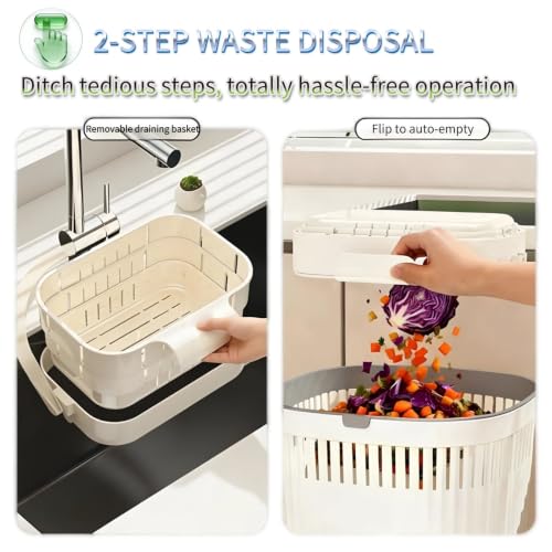 Cesta de drenaje estirable para mantener tu fregadero limpio y secar frutas cómodamente 5