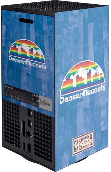 Skinit Decal Gaming Skin Compatible with Xbox Series X Digital Edition Console - Officially Licensed NBA Denver Nuggets Hardwood Classics Design
