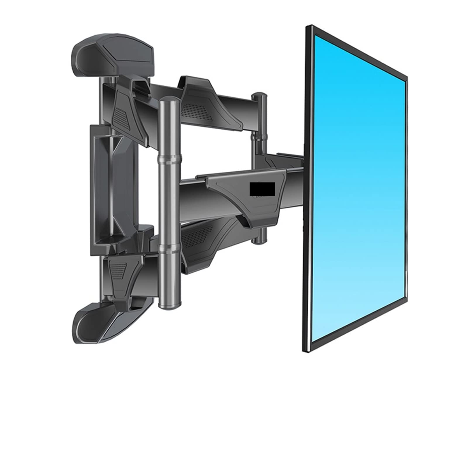 Support mural TV P5 full motion pivotant avec 6 bras renforcés pour charge lourde 36kg max