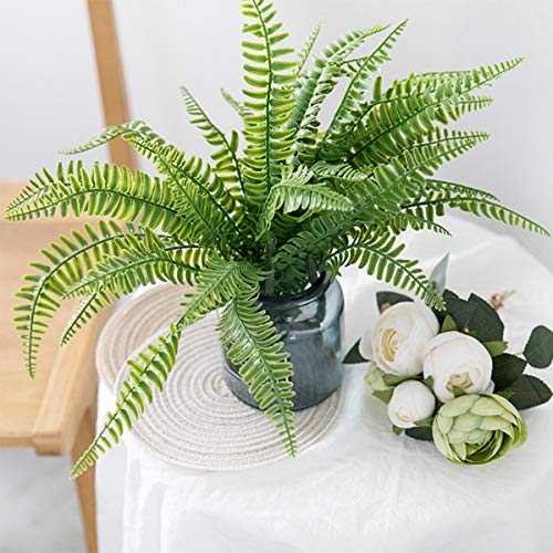 HBell Artificial Fake Plants 12 Bundles Outdoor UV Resistant Greenery Shrubs Plants Indoor Outside Hanging Planter Home Garden Decorating - Cosy Home Interiors HBell Artificial Fake Plants 12 Bundles Outdoor UV Resistant Greenery Shrubs Plants Indoor Outside Hanging Planter Home Garden Decorating - Image 7