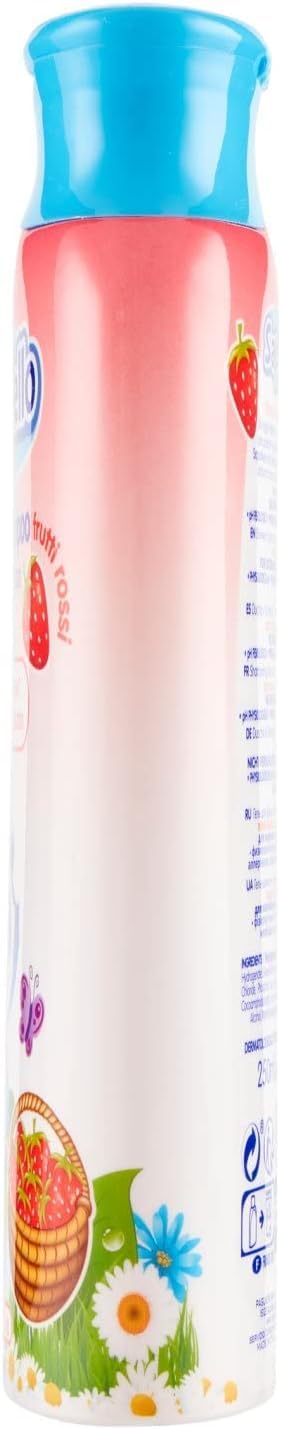 12 gel doccia Paglieri SapoNello e shampoo con frutti rossi, formula senza lacrime, pelle idratata 250 ml + portachiavi Beni Culinari gratuito