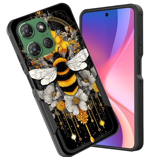 Coque Moto G Stylus 5G 2025/2026 antichoc hybride polycarbonate silicone motif abeille