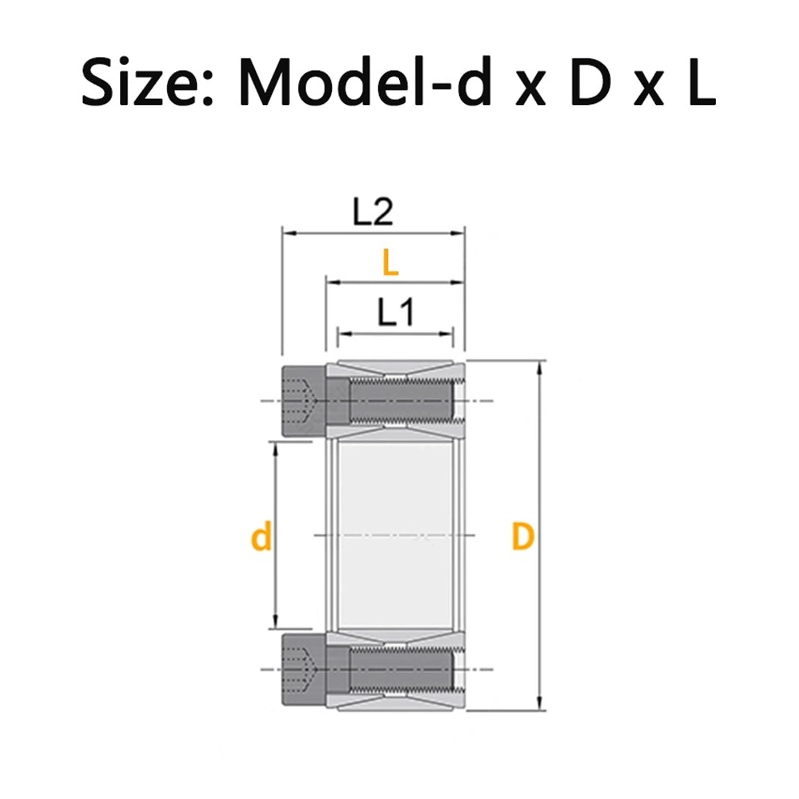 Douille d'extension Couplage 1 unité STK200 connexion de moyeu sans clé axe tension dispositif montage verrouillage manchon expansion couplage diaphragme disque ID 14-95 mm (42 x 75 x 24 mm)