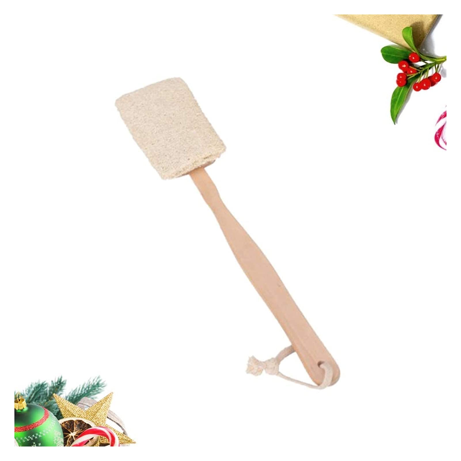 Cepillo de baño con Mango Largo, Cepillo de lufa Natural, Cepillo Exfoliante para el Cuerpo, Cepillo para la Espalda, Cepillo de baño y Ducha Corporal, cepillos para el Cuerpo y el baño