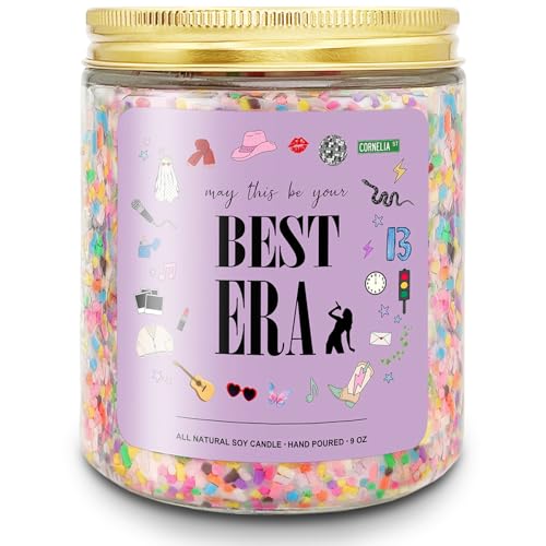 Taylor Birthday Candles Taylor Gifts Merch Ideas Cute Candle Gift for Women Christmas Stocking Stuffers Gift for Girls Boys (Best Era)