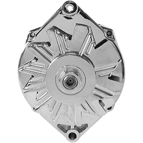 Db Electrical Adr0336-C Alternator Chrome For Chevrolet General Motors 110 Amp 3-Wire Setup 65, 67-85, Bbc Sbc Chevy Alternator 110 Amp 3 Wire Ho, Low Cut-In For Higher Charge Rate #TOP6