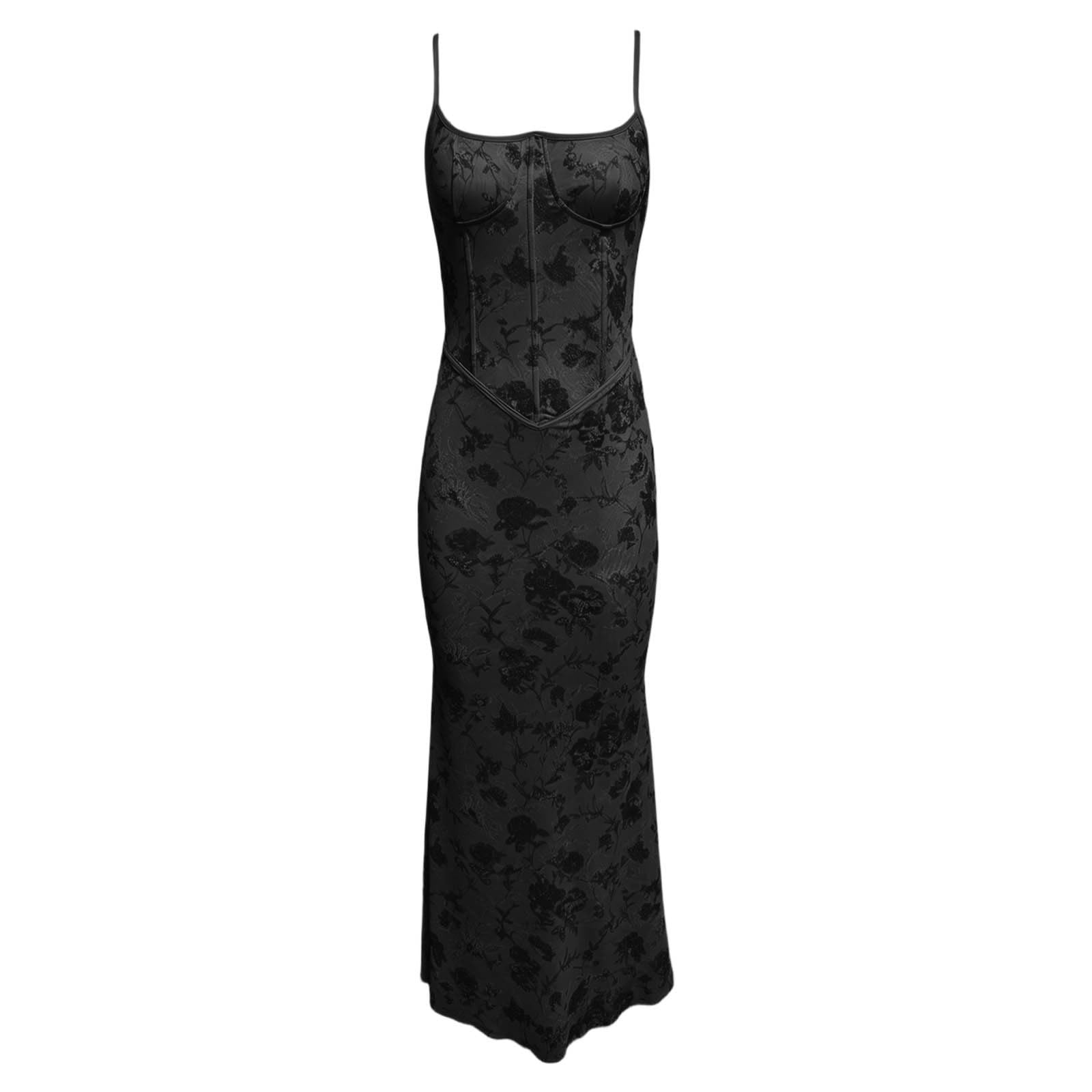 Vestito da festa da donna, abito da cocktail, maxi abito estivo, elegante abito avvolgente, abito da sera sexy, con spalline sottili, abito da ballo, abito da ballo con schiena scoperta