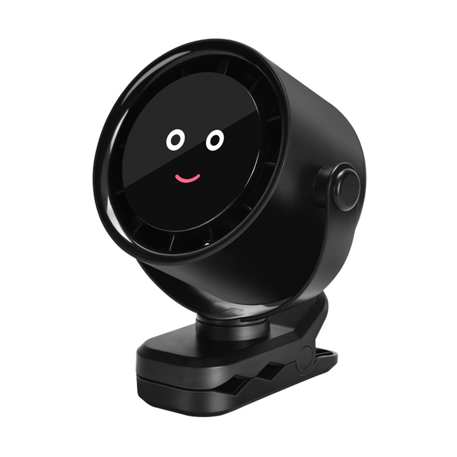 NRVTRE Portable Clip on Fan Battery Operated 5 Speed USB Rechargeable Table Fan 360 Degree Rotation Quiet Desk Portable Clip