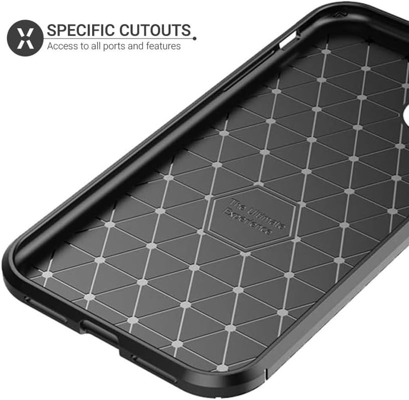 Image of FirstChoice Hybrid Carbon Fiber for Honor 90 Lite, Exculsive Zebra with Anti Dust Plugs Shockproof Slim Back Cover Case for Honor 90 Lite - Black
