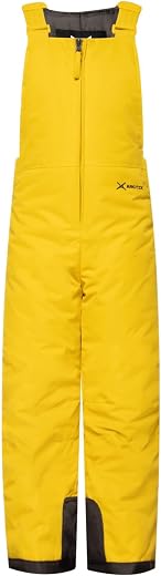 Arctix Infant/Toddler Chest High Snow Bib Overalls, Bamboo Yellow, 5T