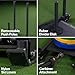 Titan Fitness Pro Sled Core Unit, 4-Post Push, Pull, or Drag Sled for Speed Training and Agility, Rated 750 LB Capacity, Use on Grass, Turf, Concrete or Asphalt, Fits Olympic Weight Plates