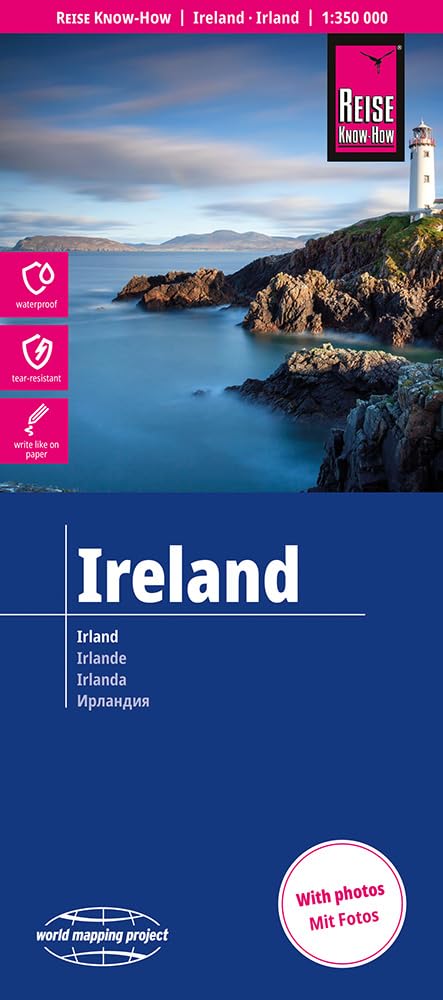 Reise Know-How Landkarte Irland / Ireland (1:350.000): reiß- und wasserfest (world mapping project)