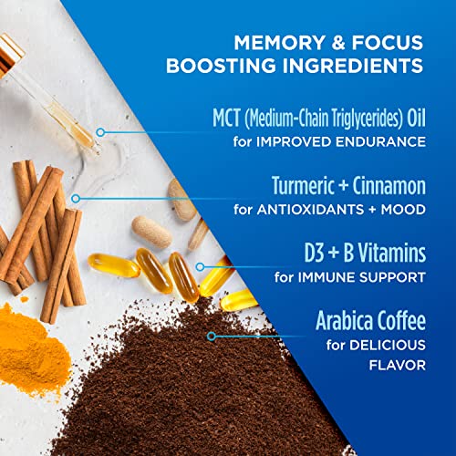 Decaf Genius Keto Coffee Pods With Mct Oil, Turmeric, And B Vitamins By Vitacup For Focus In Recyclable Single Serve Pod Compatible With K-Cup Brewers Including Keurig 2.0, 16 Ct #TOP2