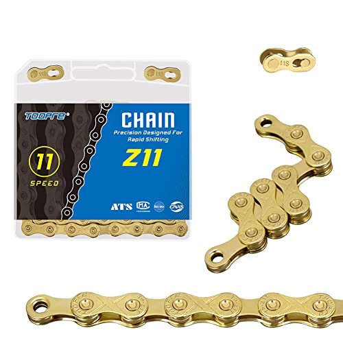 Chaîne de vélo Or 11 vitesses BIFROST Z11 maillon rapide compatible transmission route VTT
