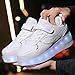 Imagen de Zapatillas con Ruedas niña y niños Zapatillas con Luces Zapatillas Patines con USB Automática Calzado de Skateboarding Zapatillas Patines Regalos creativos de Vacaciones para niños