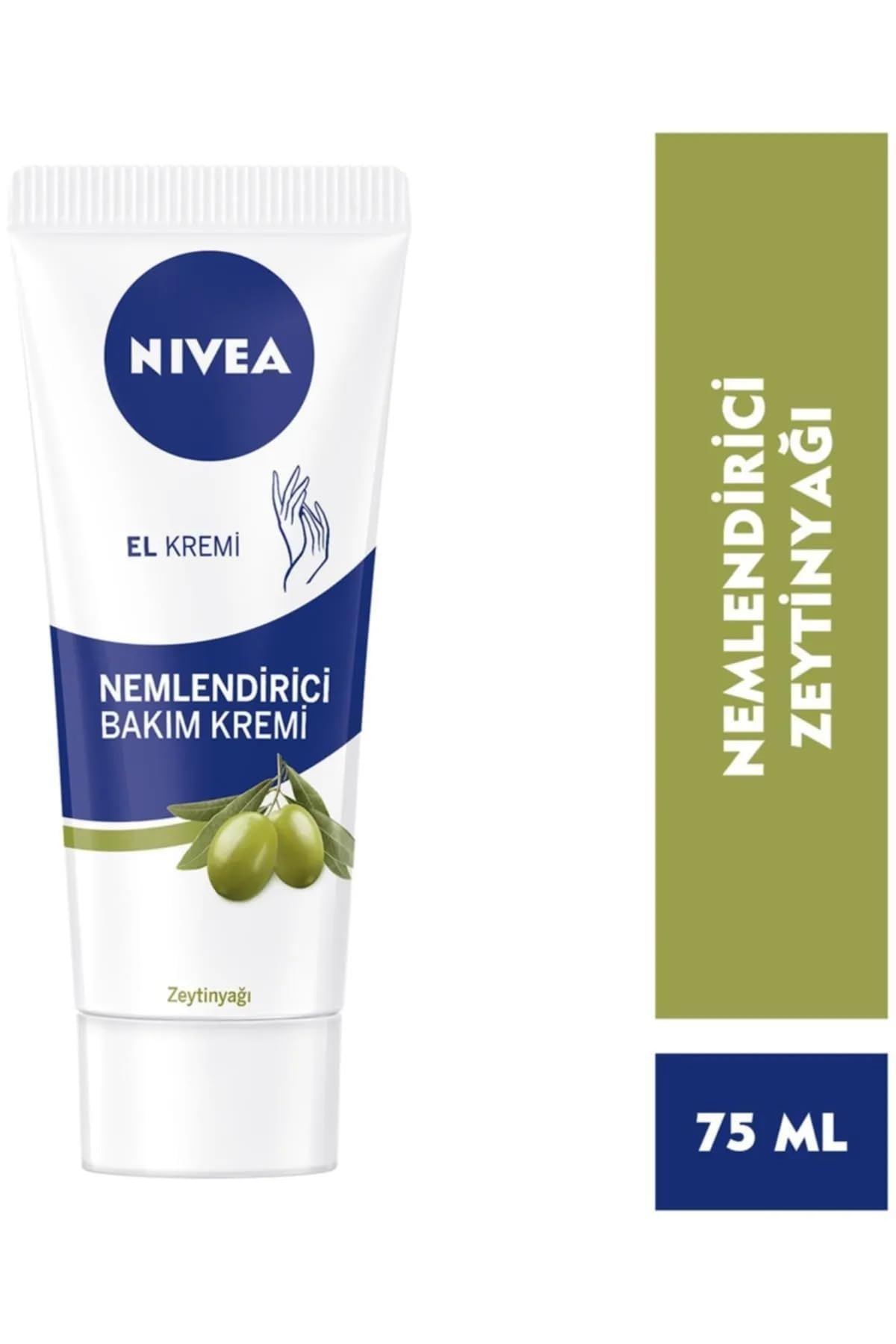 NIVEA El Kremi Zeytinyağlı Nemlendirici Bakım Kremi, 75 ml, 3 Adet
