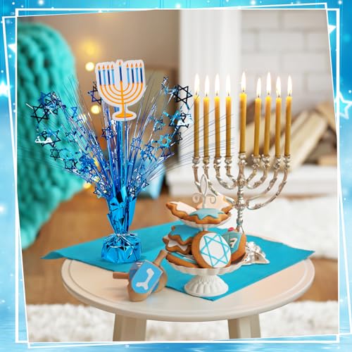 Centres de table Hanoucca pour illuminer vos repas de fêtes et soirées en famille - 4
