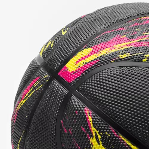 Image of Decathlon Size 7 Basketball R500 - Black /Yellow /Red