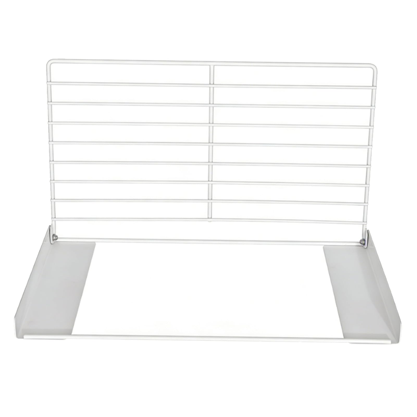 Magnetregal für Waschmaschine, Kohlenstoffstahl, Klappbarer (White)
