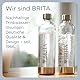 BRITA Flaschen 2er-Pack für Wassersprudler sodaONE | 2X 1 Liter Ersatzflaschen | Leichte, BPA-freie PET-Flasche im Duo-Pack | Sprudlerflaschen mit Elementen aus poliertem Edelstahl