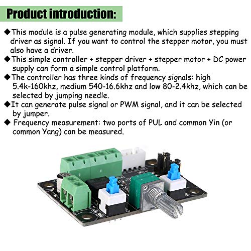 Comidox 1Pcs Simple Reliable Stepper Motor Driver Controller Speed Regulator Pwm Pulse Signal Generator Module #TOP1