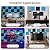 TDHLYJHF 52 Pack Acoustic Foam Panels 1" x 12" x 12"Acoustic Wedge Studio Foam Sound Absorption Wall Panels (Black/Blue)