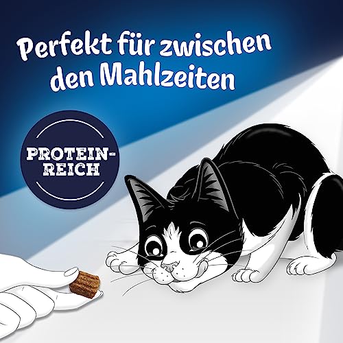Felix Tasty Nuggets Katzensnack, mit Huhn und Ente, 6er Pack (6 x 180g)