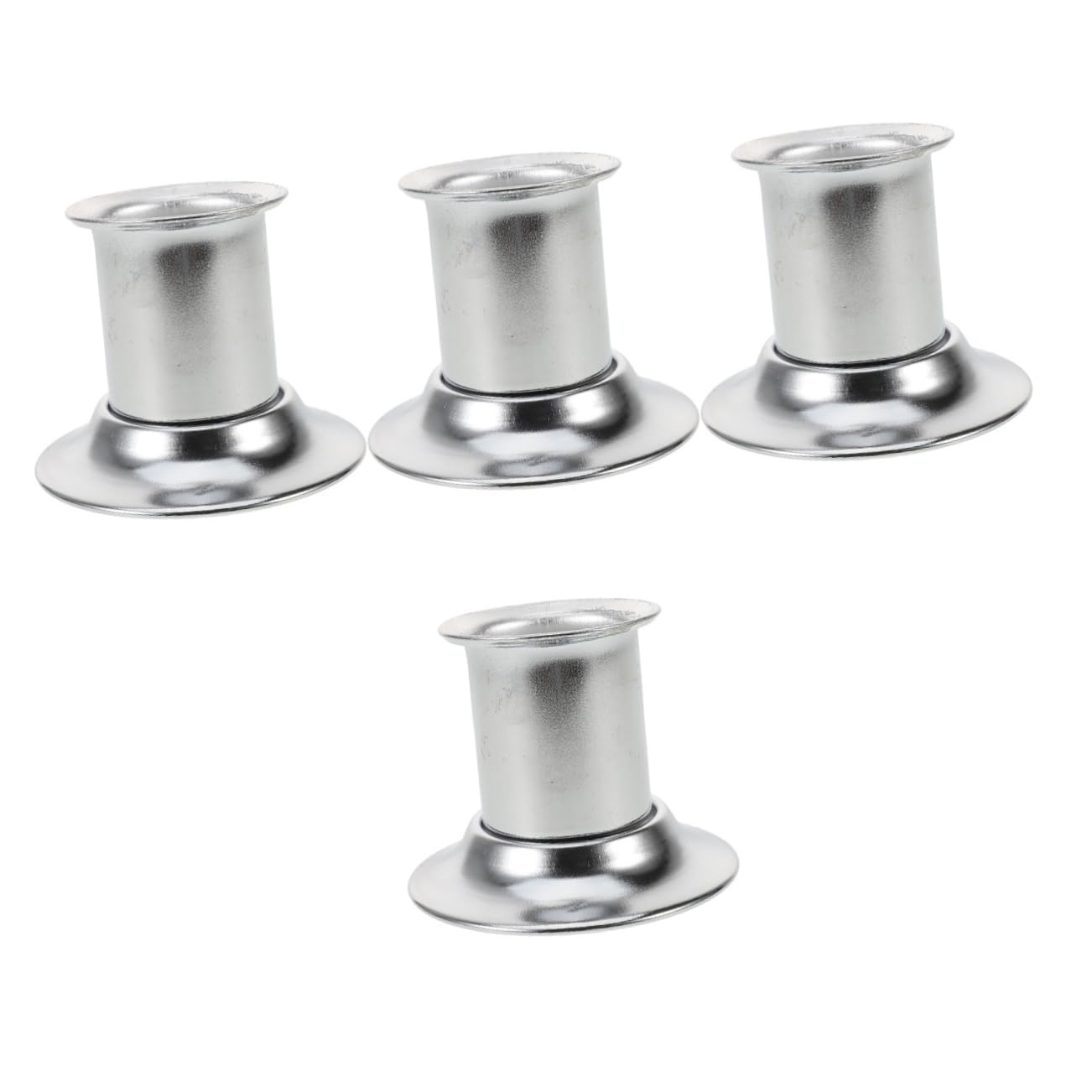 BESTYASH Rotolo Da 4 Pezzi estintore per di moxa porta tappo estintore per moxa estintore casa moxa negozio estintore moxa Acciaio inossidabile Argento
