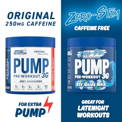 Applied Nutrition Pump 3G Pre Workout - Energy, Focus & Performance (375g - 25 Servings) (Rainbow Unicorn) - 4