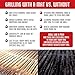 Kaluns Grill Mats For Outdoor Grill, Non Stick Grill Mat Reusable Mats for Gas, Charcoal, Electric Grills Set of 3 PTFE Teflon Barbeque Accessories - 16 x13 Inch