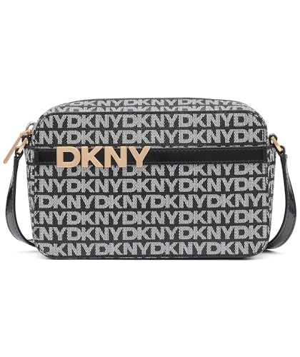 Sac photo DKNY Avril femme noir avec logo chic et élégant