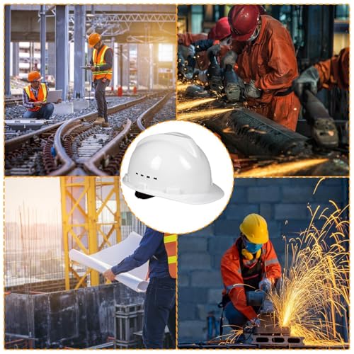 Casco duro protector absorbente de golpes con diseño ligero de PE 5