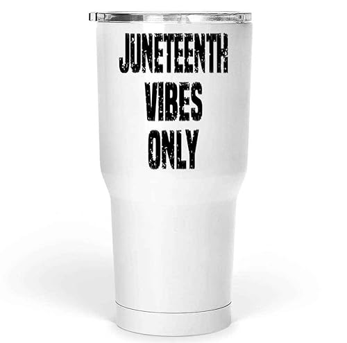 Humorous Gift Men Gifts for African Americans - Great Father's Day Surprise for Grandfather - Junenth Inspired Men Proud on 30 Oz White Stainless disponible en Yaxa Venezuela
