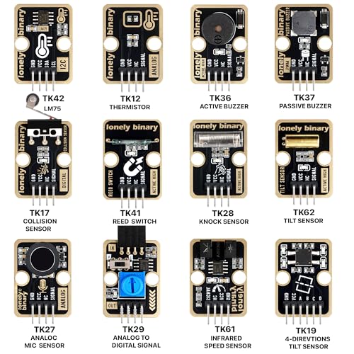Lonely Binary TinkerBlock 46-in-1 Sensor Kit STEM for Arduino ESP32 Pico - Image 5