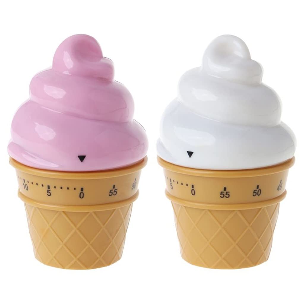 minutnik, Ice Cream Machinery Kitchen Timer Cooking Countdown Clock Gadgets(Argento)