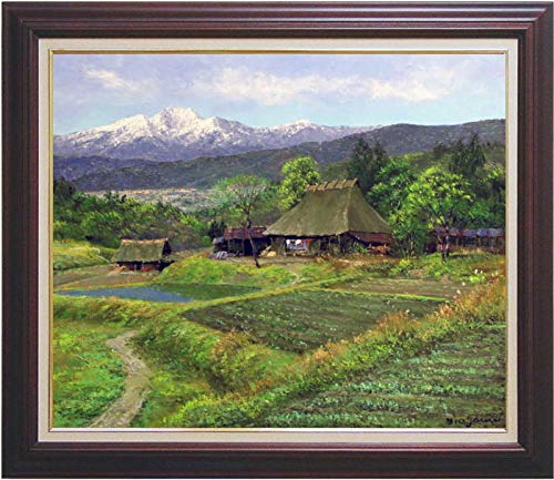 油絵　妙高山廬　ｐ１２ 油絵 妙高山廬 p12 - メルカリ