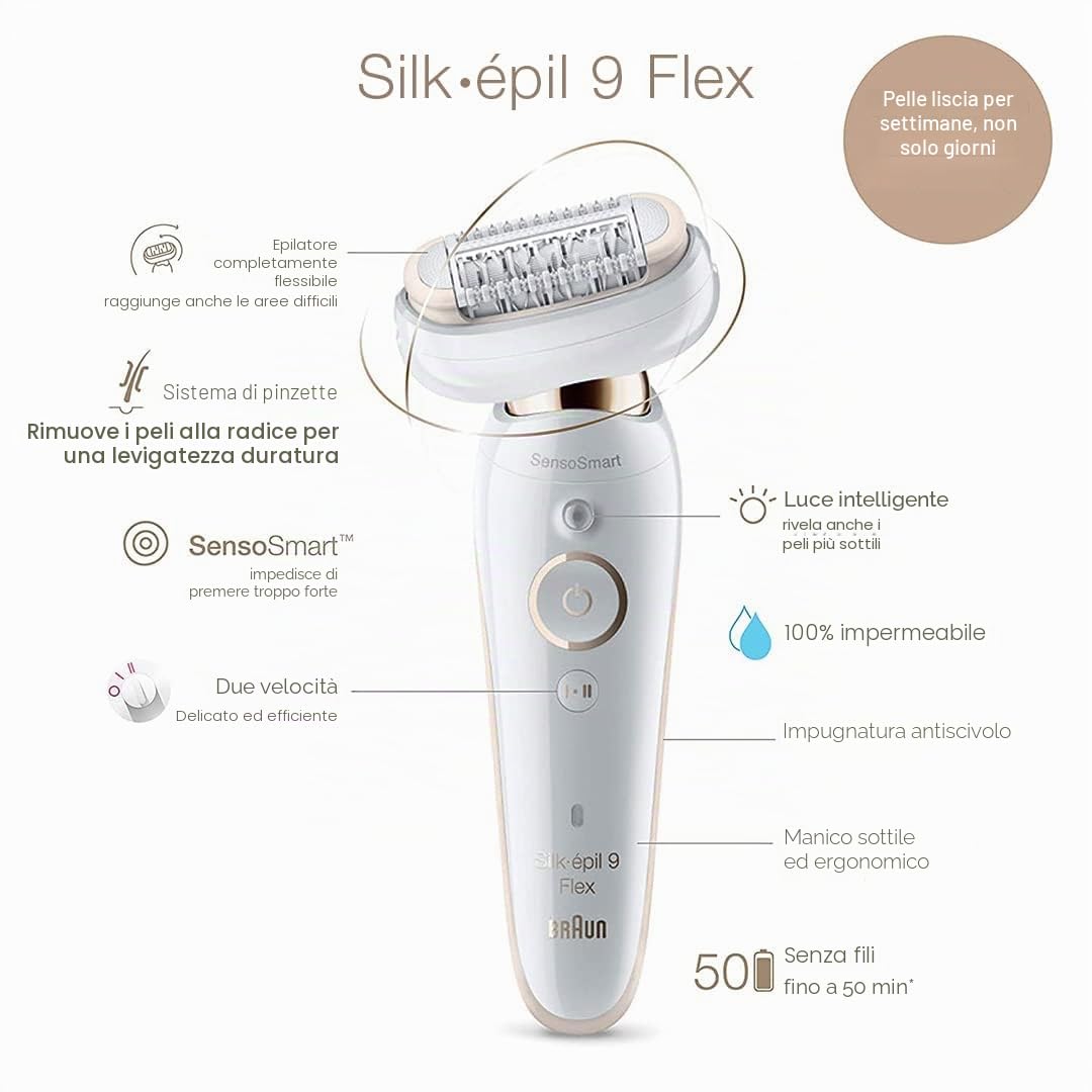 DEPILATOR BRAUN SILK-EPIL 9 FLEX 9010
