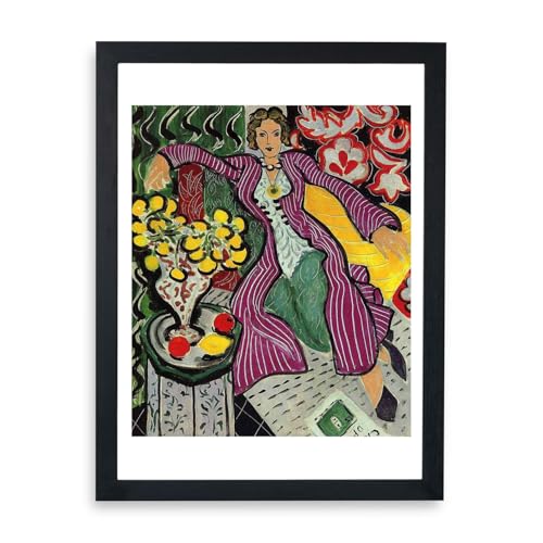 Petite affiche Matisse Femme dans un manteau violet de qualité