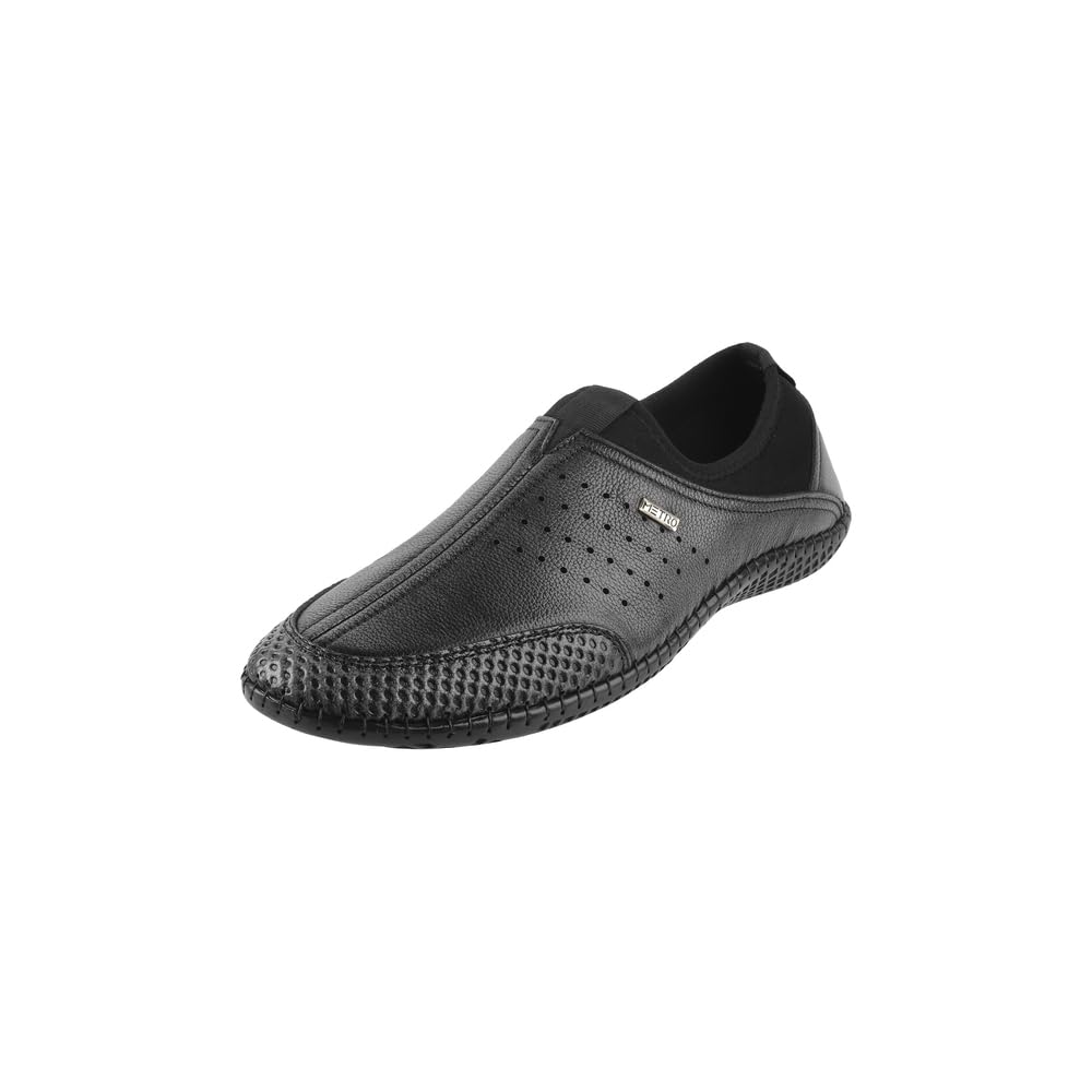 Metro Men Leather Casual Slip On Shoes