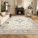 PIZZZENO Tapis de Salon Style rétro, Grand Format, Facile à Nettoyer, pour la décoration intérieure, la Chambre, Le canapé, Les Tables Basses et Le Sol (120 x 160 cm / BS017 Loint free 9)