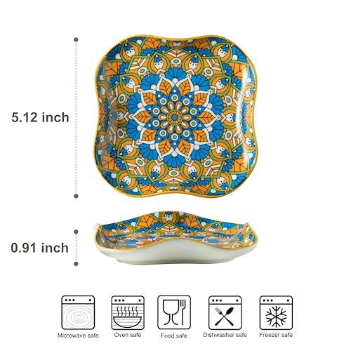 Image of Large Ceramic Spoon Rest for Stove Top, Boho Kitchen Decor | Spoon & Utensil Holder for Coffee Spoons, Ladles, Tongs & Spatula - Keeps Countertops Neat, Easy to Clean, Orange