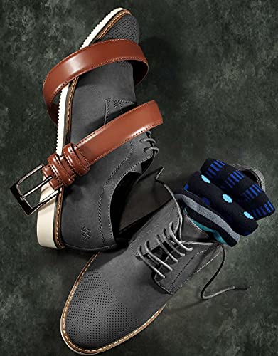 Image of Marino Men's Oxfords Casual Dress Shoes - Comfortable and Breathable Premium Leather Shoe with Rubber Sole