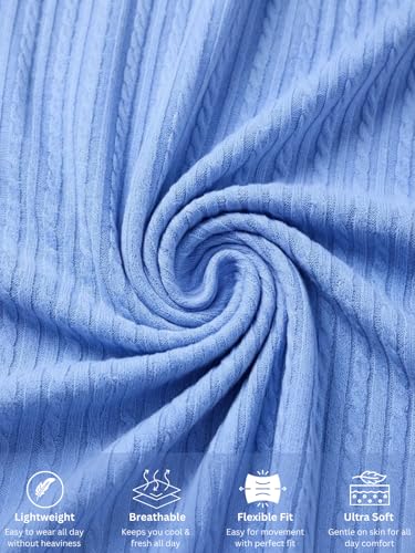 Image of Leriya Fashion Women's Casual Long Sleeve T-Shirt - Half Zip Textured Summer Tee, Lightweight Breathable Basic Top for Daily, Work & Travel,Street Style