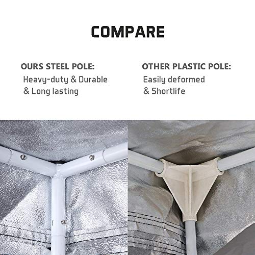 Plant Grow Tent,Home Use Hydroponic Plant Grow Tent With Observation Window And Floor Tray For Indoor Growing,Black (90X90X180Cm) #TOP4