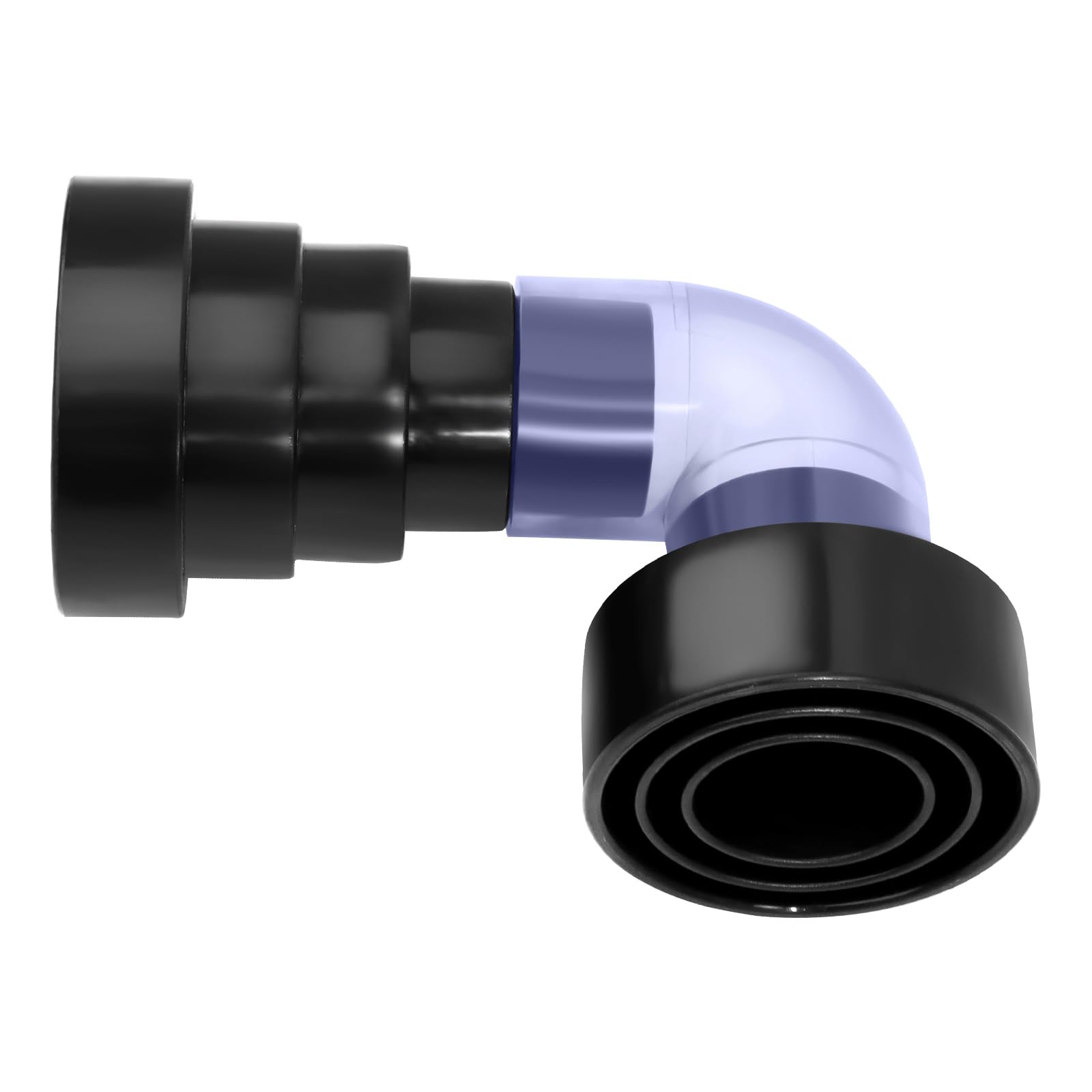 AC Drain Line Vacuum Adapter, Hvac Drain Line Cleaner Tool for Vacuum Hose 1-1/4", 1-7/8", 2-1/2" and AC Drain Line 3/4", 1", 1-1/4", 1-1/2", 2