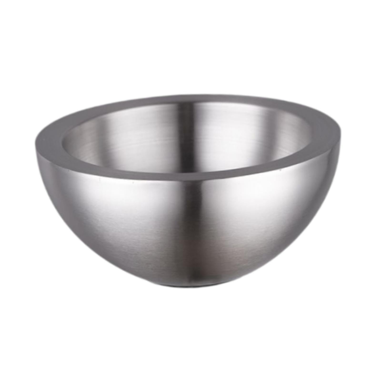 Bol Práctico de Acero Inoxidable para Servir Sopa Y Fruta, tal como se describe, 24cmx11cm